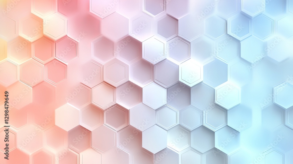 Seamless Pattern Hexagons Overview with Soft with Seamless Seamless Pattern Hexagons Overview with Soft with Seamless