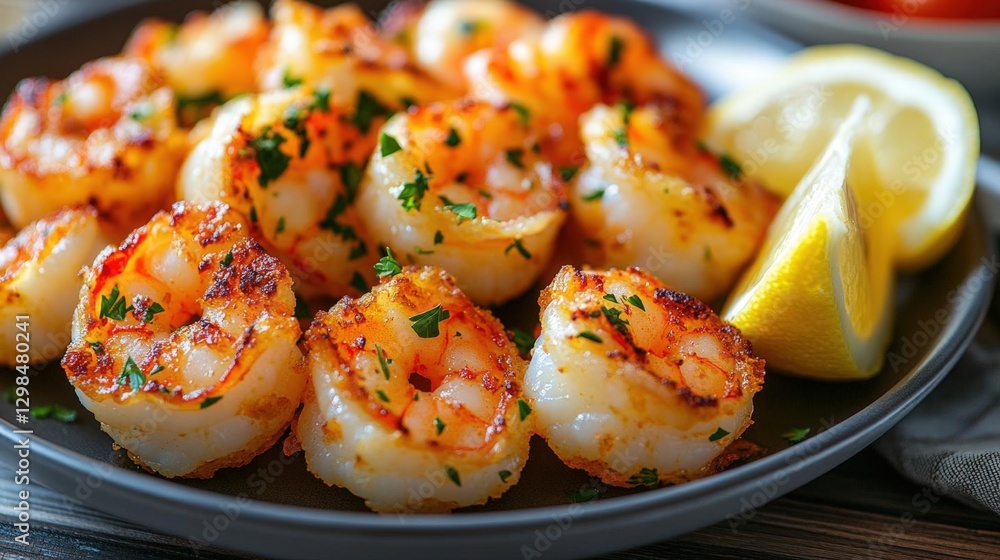 Roasted Shrimp with Lemon and Parsley Roasted Shrimp with Lemon and Parsley