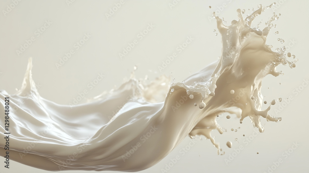 Elegant Milk Splash Wave – High-Speed Liquid Motion with Realistic Droplets,Dynamic splash of milk creating waves and droplets against a white background,Milk Cream flavour splash isolated,Milk Splash Elegant Milk Splash Wave – High-Speed Liquid Motion with Realistic Droplets,Dynamic splash of milk creating waves and droplets against a white background,Milk Cream flavour splash isolated,Milk Splash