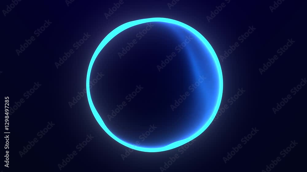 Blue fluid looped glowing abstract energy sphere with particle field.Design of futuristic neon plasma ball. Technology, science, engineering concept for background. Blue fluid looped glowing abstract energy sphere with particle field.Design of futuristic neon plasma ball. Technology, science, engineering concept for background.