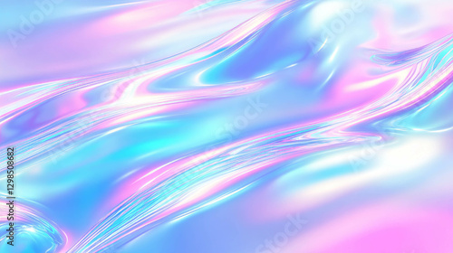 Wallpaper Mural Iridescent water waves texture for creative design and background art Torontodigital.ca
