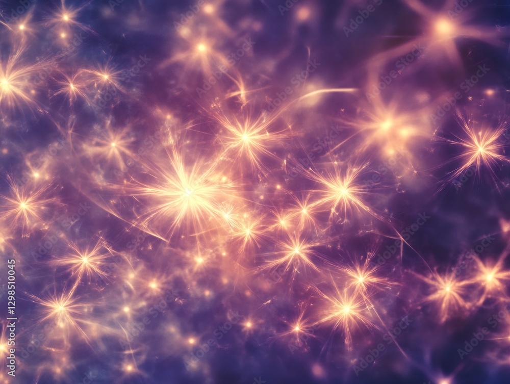 Naklejka premium abstract glowing Easter fractals dreamy pattern --ar 4:3