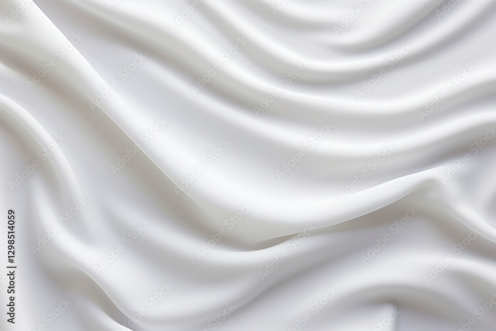Obraz premium White fabric texture white backgrounds silk.