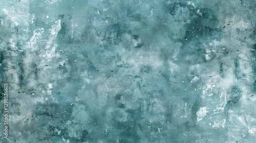Abstract teal textured surface, background showing mottled patterns.  Possible use design inspiration