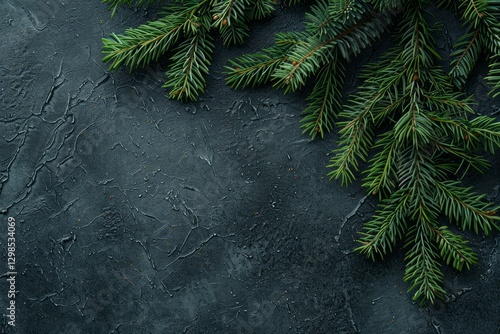 Wallpaper Mural Christmas and New Year decoration, fir tree background. Professional photo Torontodigital.ca