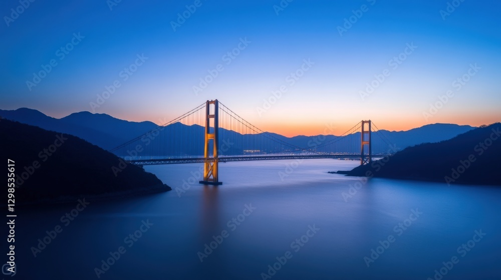 Obraz premium bridge at Dusk