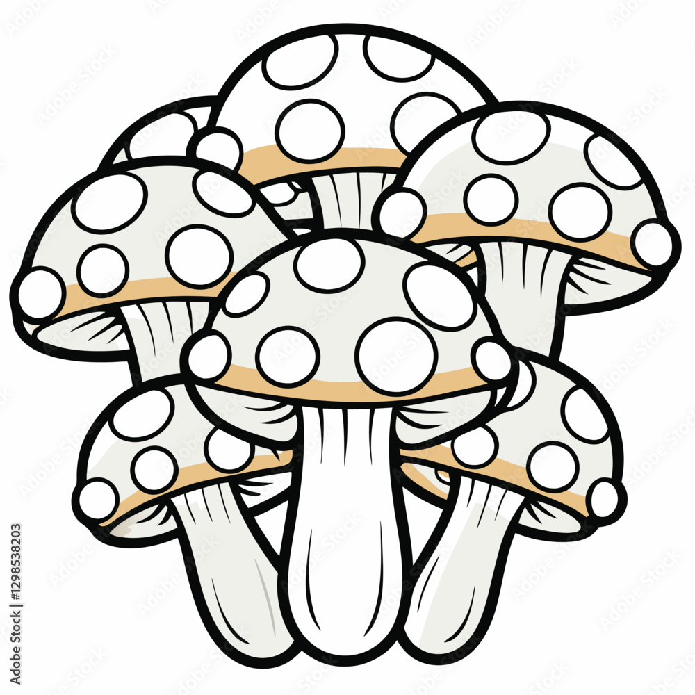 Mushroom Icon Pack for Nature Illustrations Mushroom Icon Pack for Nature Illustrations