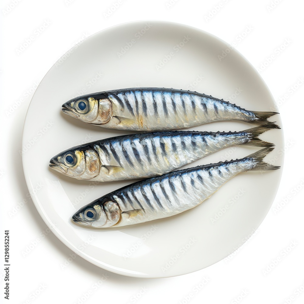 fresh fish on plate fresh fish on plate