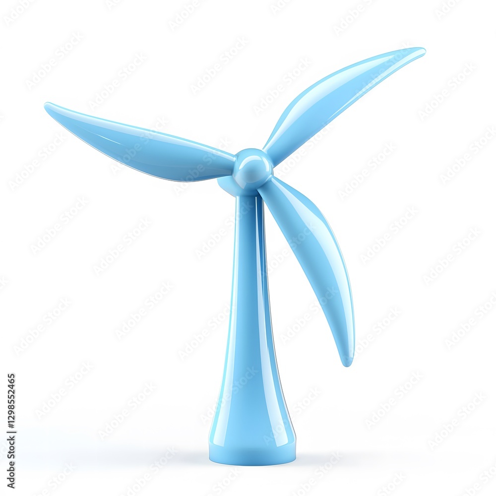 Renewable energy innovation blue wind turbine model studio setting 3d render conceptual design creative angle Renewable energy innovation blue wind turbine model studio setting 3d render conceptual design creative angle