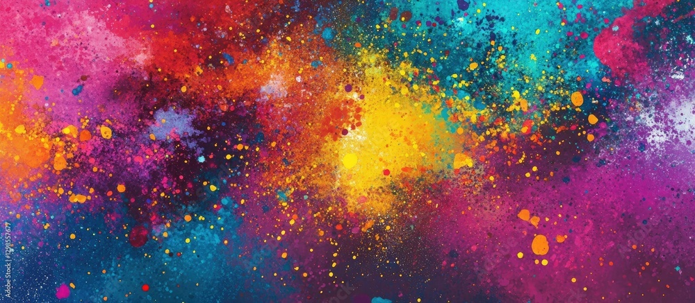 Colorful splash of paint, a vibrant and lively wallpaper background for your phone or tablet. Colorful splash of paint, a vibrant and lively wallpaper background for your phone or tablet.