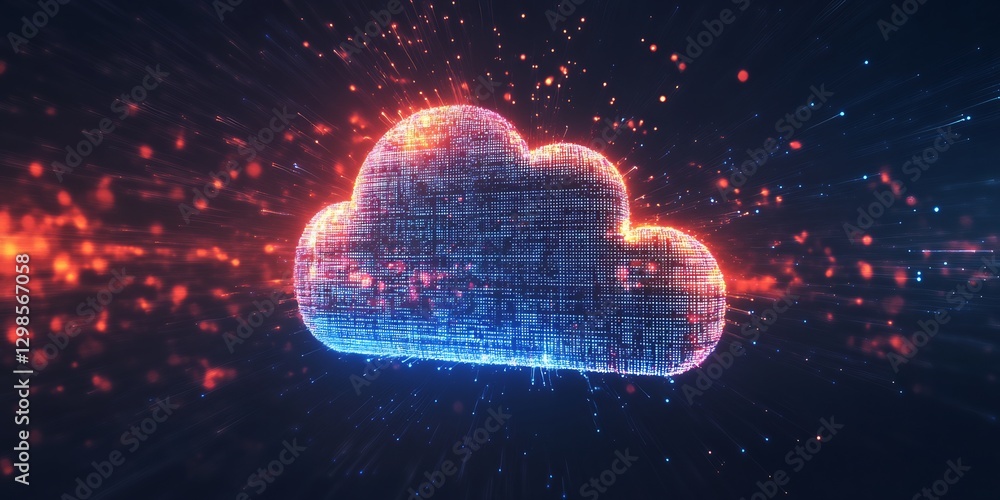 futuristic data cloud neon textures --ar 2:1 futuristic data cloud neon textures --ar 2:1