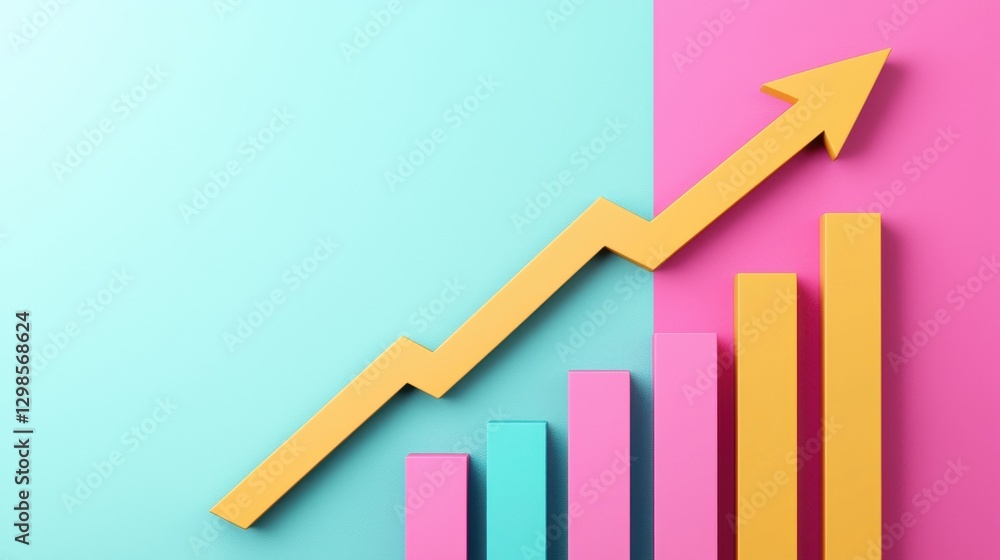 leadership infographics concept. Vibrant Upward Arrow Leadership Infographic Showcasing Business Growth and Success leadership infographics concept. Vibrant Upward Arrow Leadership Infographic Showcasing Business Growth and Success