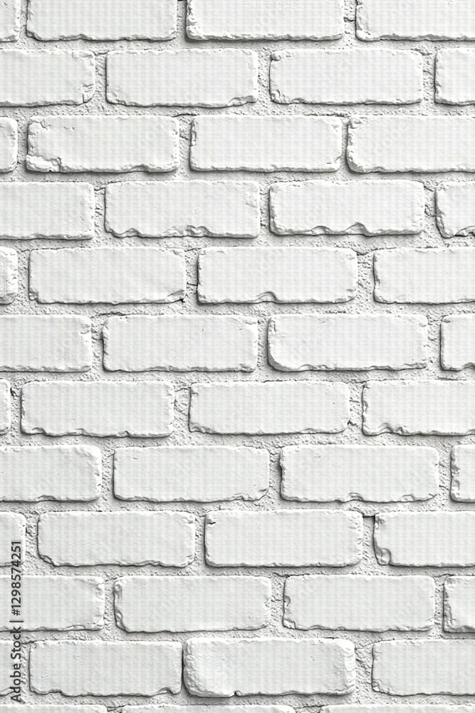 Distressed white brick wall with subtle shadows , design, mortar Distressed white brick wall with subtle shadows , design, mortar