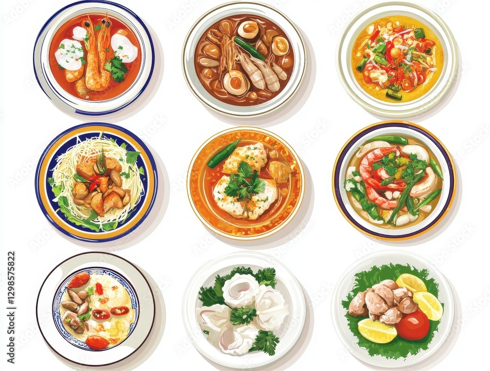 set of food set of food