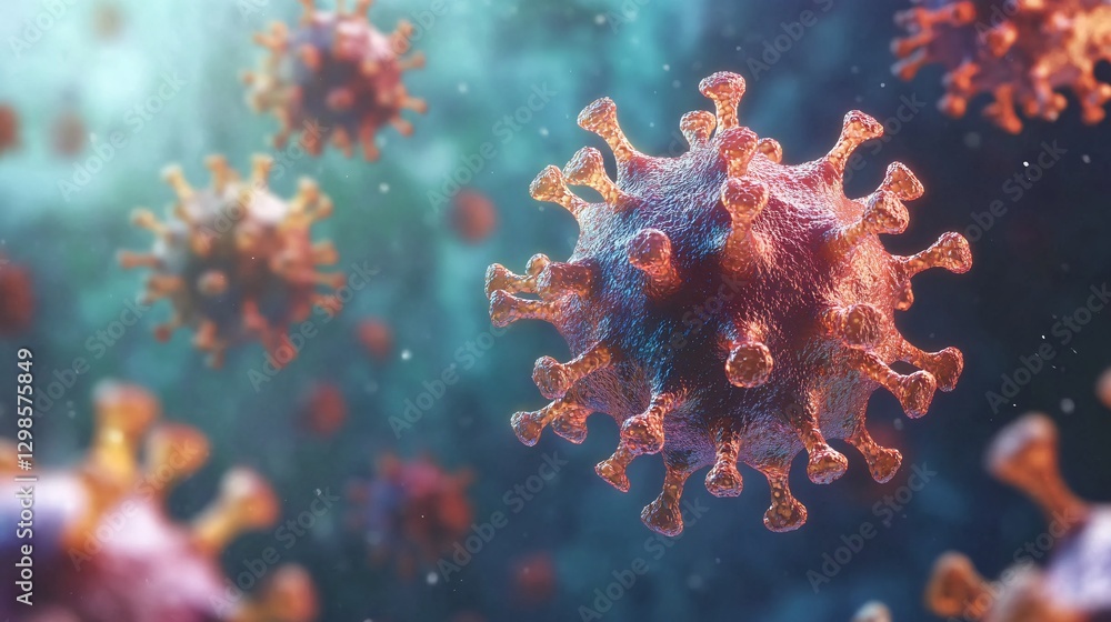 Pandemic insights scientific visualization of viral spread under the microscope Pandemic insights scientific visualization of viral spread under the microscope