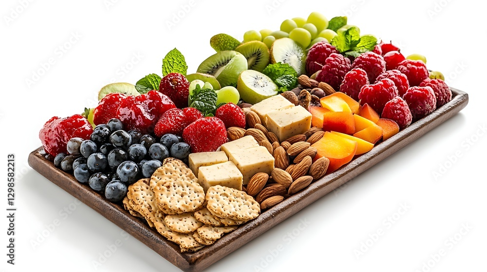 Assorted Fruit and Cheese Platter Assorted Fruit and Cheese Platter