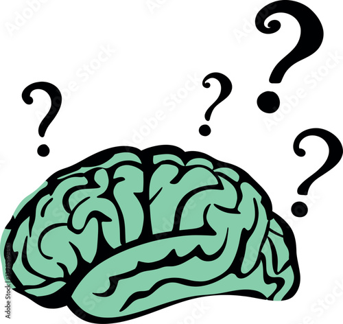 A highly detailed human brain with intricate textures and vibrant colors, symbolizing intelligence, creativity, and mental energy. Perfect for concepts related to neuroscience, cognition, and innovati