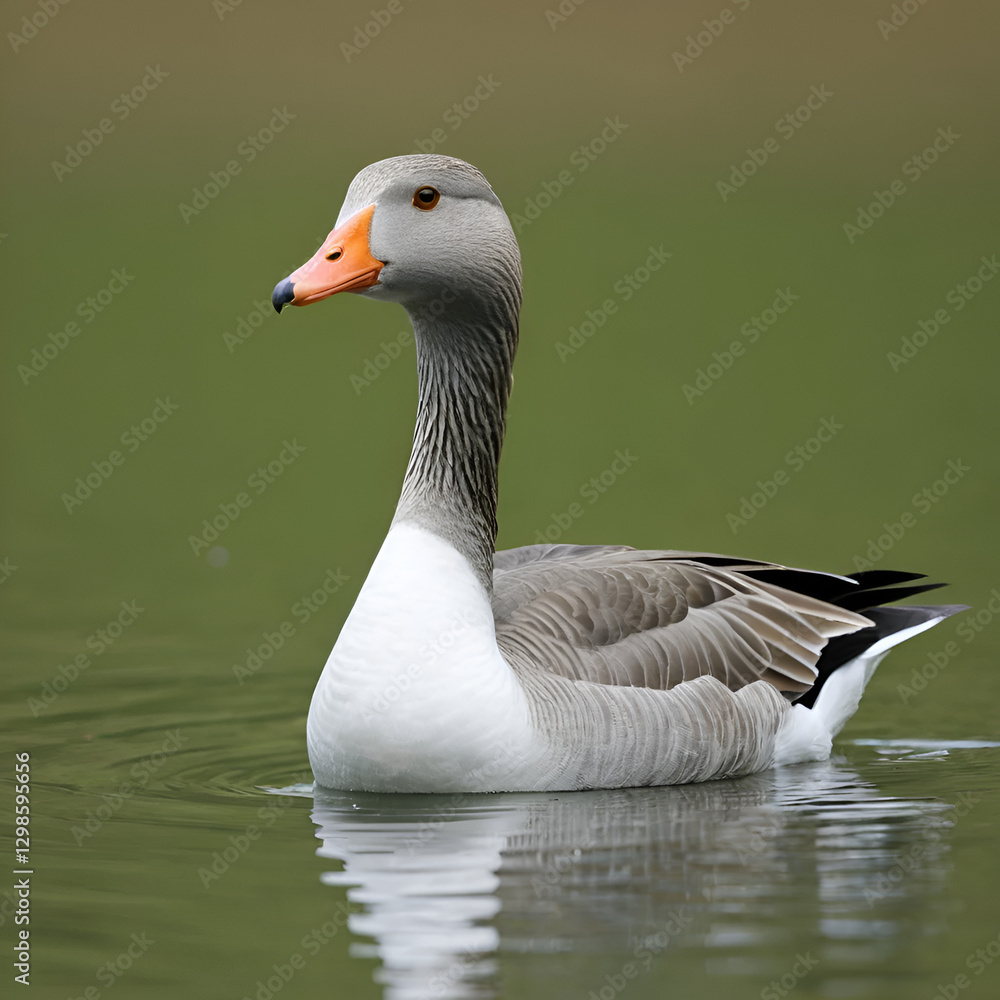 Fototapeta premium greylag goose - Anser anser