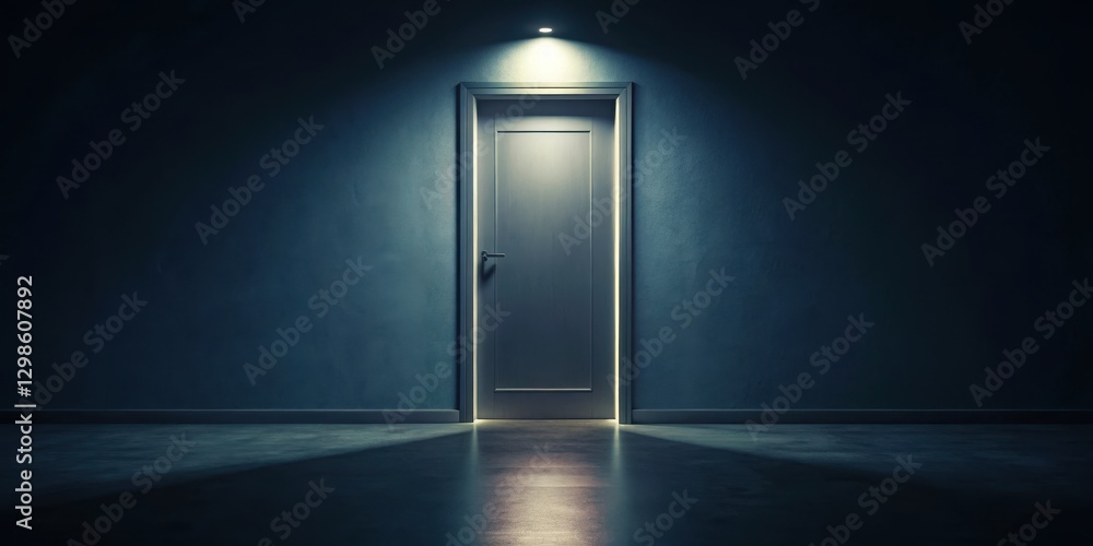 door leading to dark hallway at night, unknown space, atmospheric, unknown space,atmospheric door leading to dark hallway at night, unknown space, atmospheric, unknown space,atmospheric