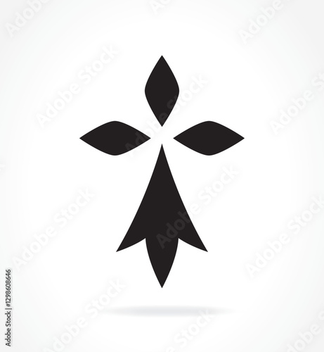 HERMINE SYMBOLE BRETON MISE EN SCENE - Illustration vectorielle