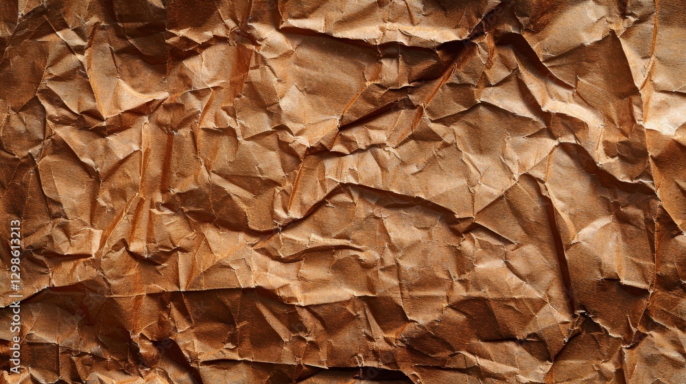 Crumpled brown paper texture background Crumpled brown paper texture background
