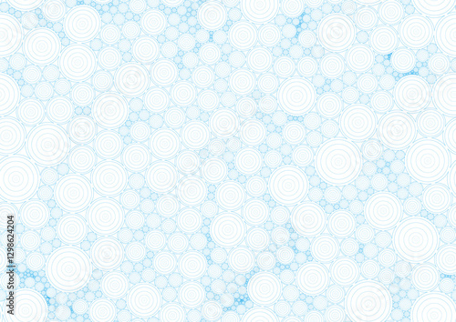 水面に広がる波紋のようなシームレスなパターン