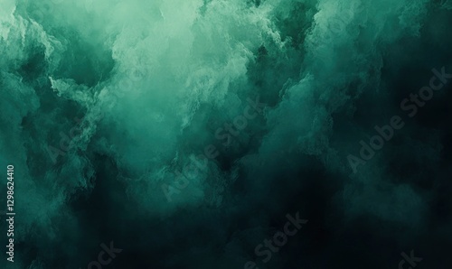 Dark green smoke texture background, green color, green background, dark green background, green background, green smoke texture, green fog texture, green cloud texture, green fog pattern