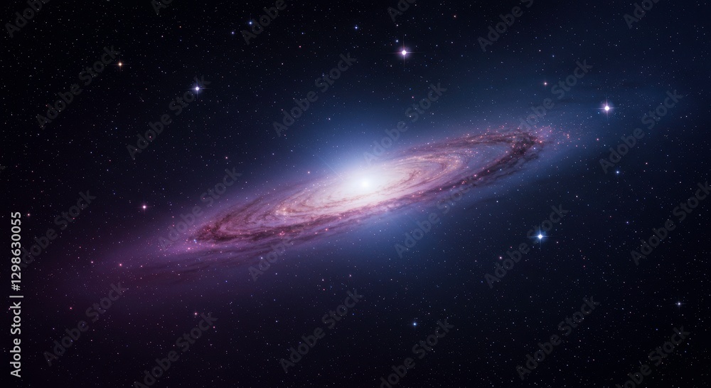 Cosmic Marvel: A stunning galactic vista, with a spiral galaxy dominating the frame and a myriad of stars scattered across the inky expanse, evoking a sense of wonder and the infinite unknown. Cosmic Marvel: A stunning galactic vista, with a spiral galaxy dominating the frame and a myriad of stars scattered across the inky expanse, evoking a sense of wonder and the infinite unknown.