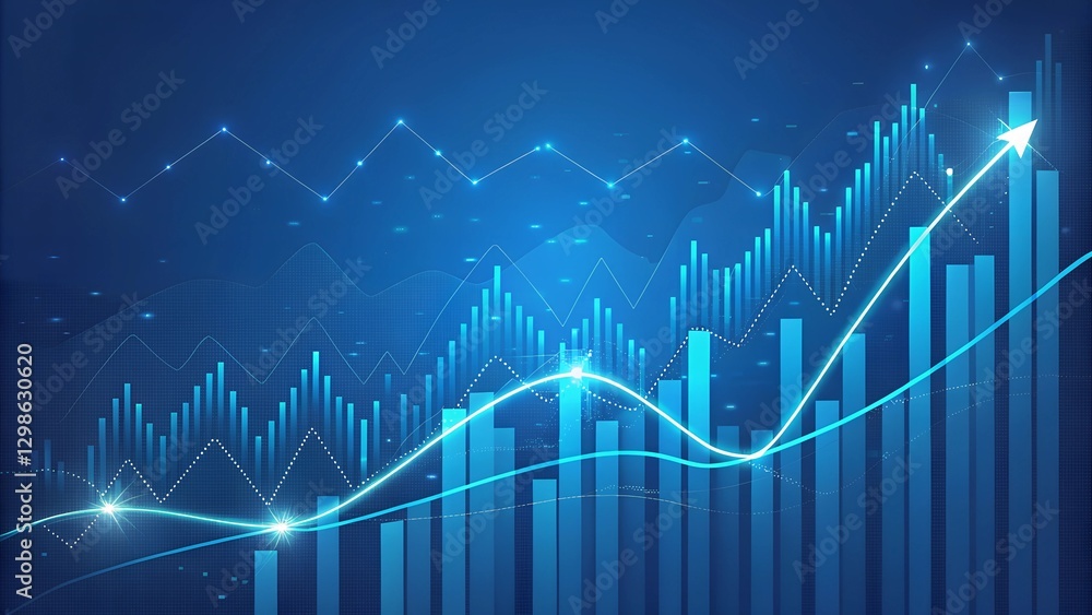 Abstract Financial Growth Chart Abstract Financial Growth Chart