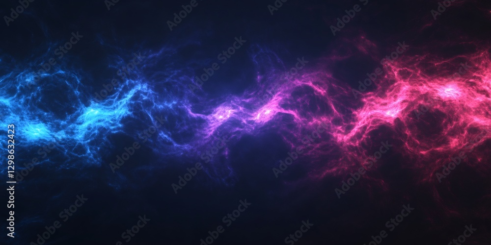 Fototapeta premium luminous neural network futuristic gradient