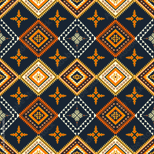 seamless Geometric Ethnic Pattern Design