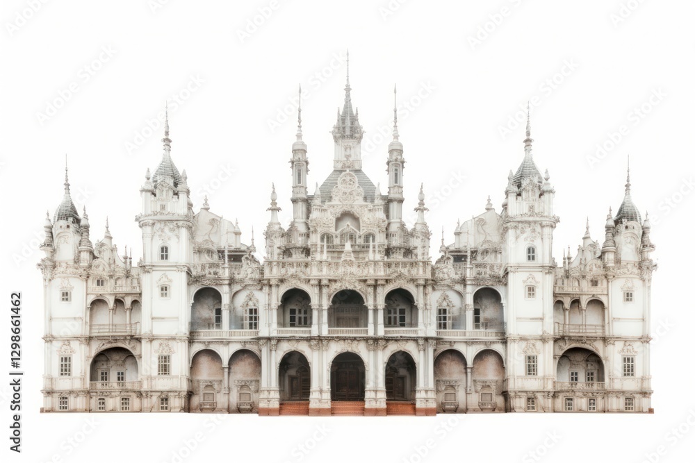 Naklejka premium Palace architecture building outdoors.