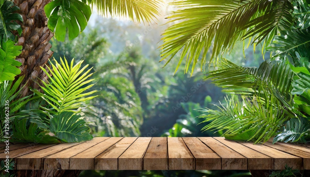 tropical garden with palm trees tropical garden with palm trees