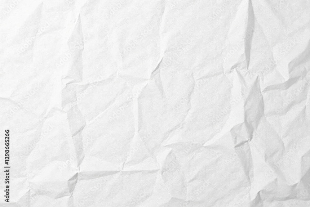 Obraz premium Wrinkled white canvas backdrop, uneven surface detail , art, canvas, clean