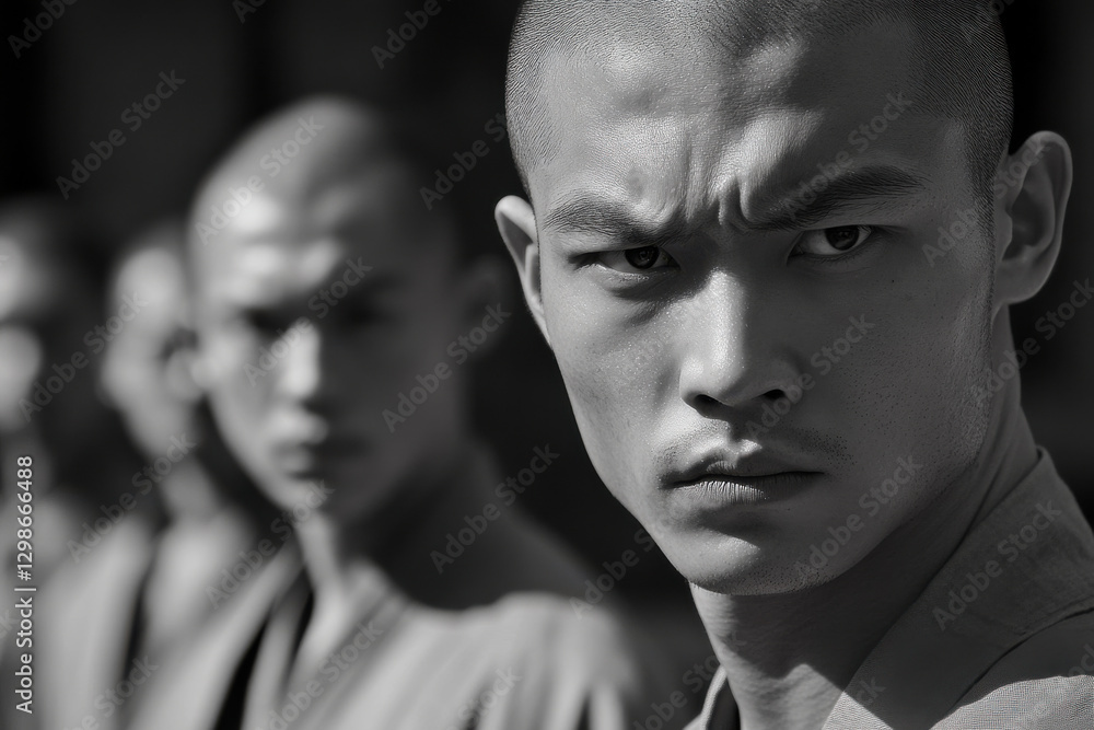 Shaolin Monks provide a demonstration of their skills to tourists outside their training temple Shaolin Monks provide a demonstration of their skills to tourists outside their training temple