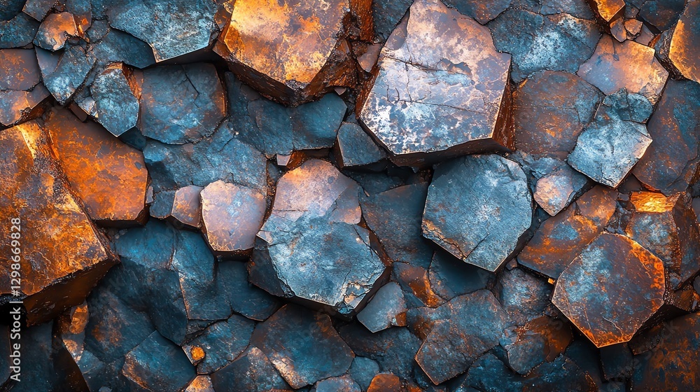 Highdefinition macro shot of raw copper ore, crystalline structure, rich earthy copper tones, natural mineral textures, intricate details Highdefinition macro shot of raw copper ore, crystalline structure, rich earthy copper tones, natural mineral textures, intricate details