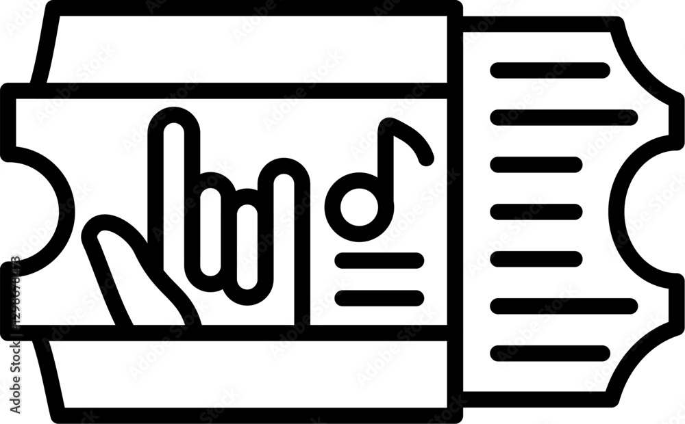 Ticket Icon Vector Element Ticket Icon Vector Element