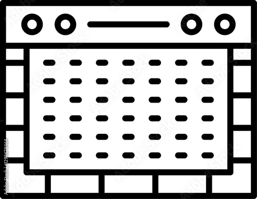 Amplifier Icon Vector Element