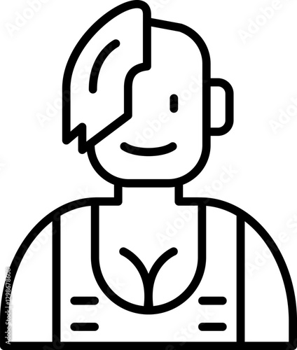 Woman Icon Vector Element