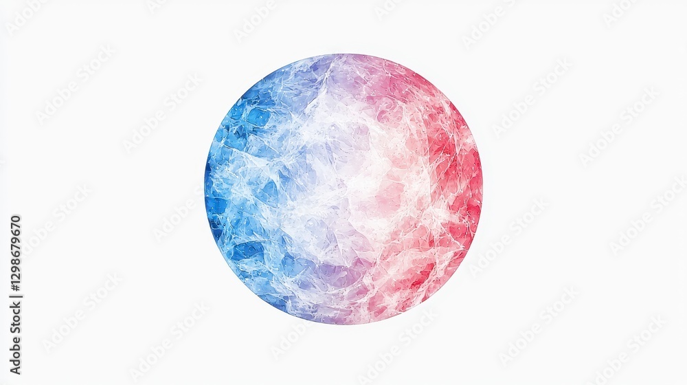Abstract fire-ice sphere graphic. Use Stock photo Abstract fire-ice sphere graphic. Use Stock photo