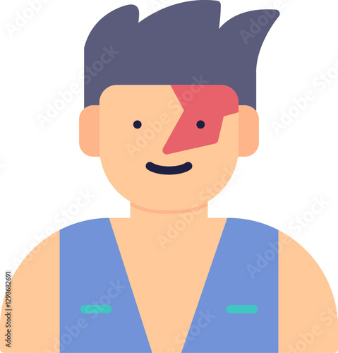 Rock Star Icon Vector Element