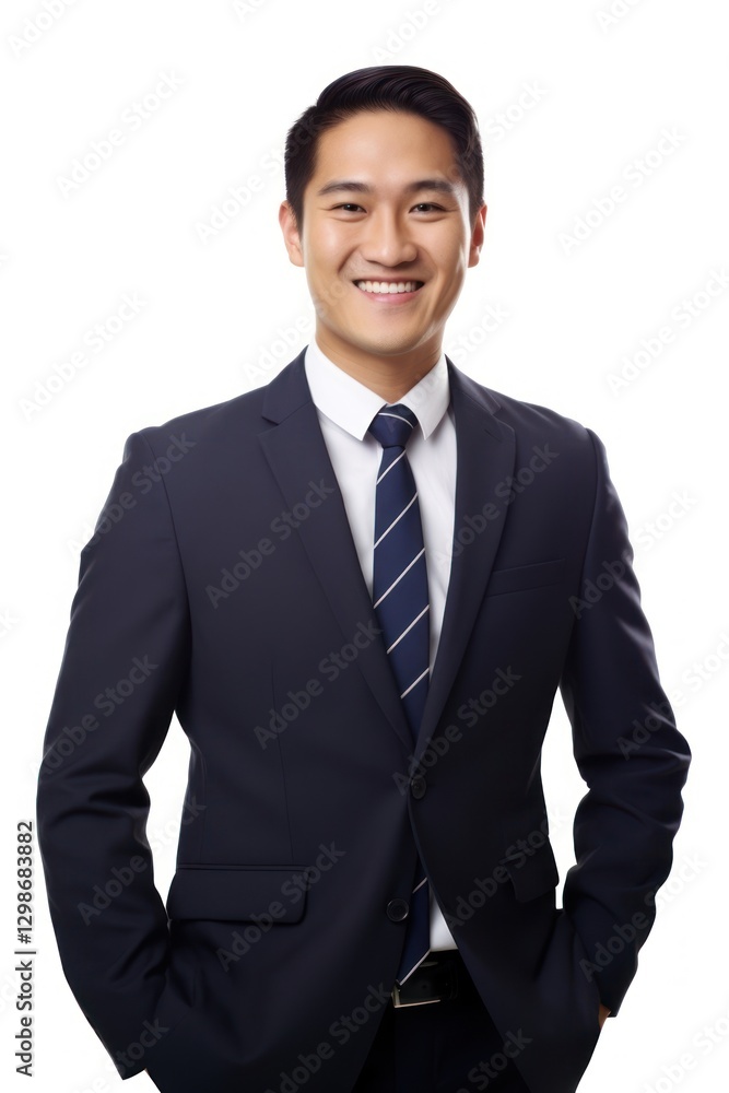 Thai man in businesswear smiling tuxedo blazer. Thai man in businesswear smiling tuxedo blazer.