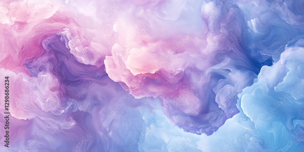 Abstract swirls of pastel hues Abstract swirls of pastel hues