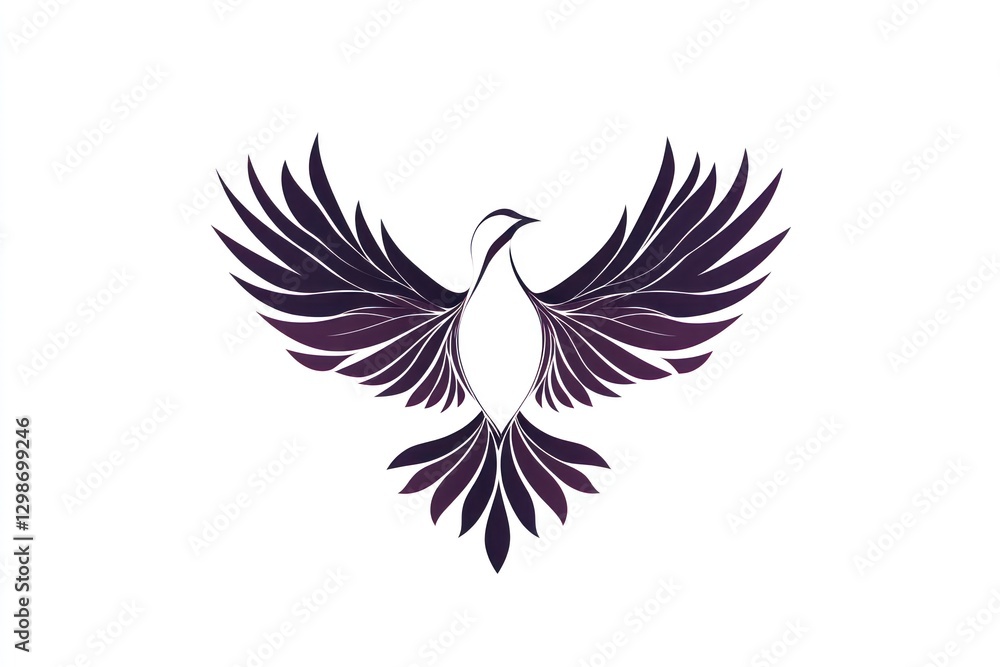 Fototapeta premium A dove embodies purity and grace, representing the Holy Spirit and evoking peace during key Christian events like Maundy Thursday and Palm Sunday