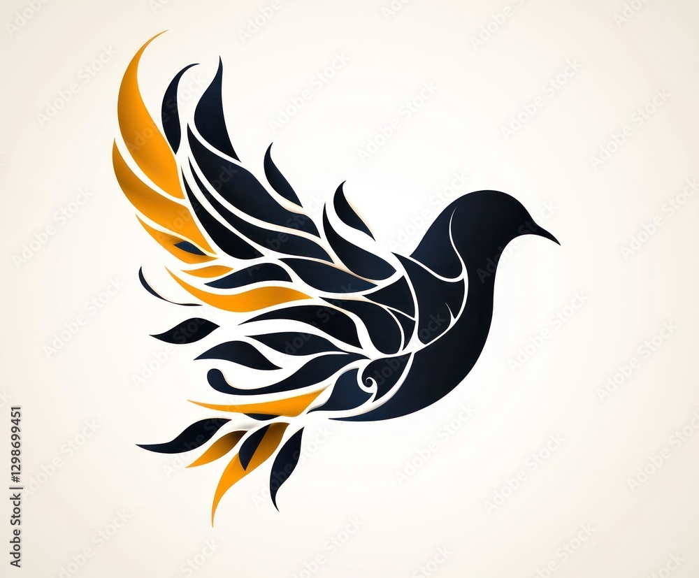 Fototapeta premium A dove signifies the Holy Spirit, embodying peace, grace, and hope during significant Christian events, reflecting spiritual strength and divine connection with God