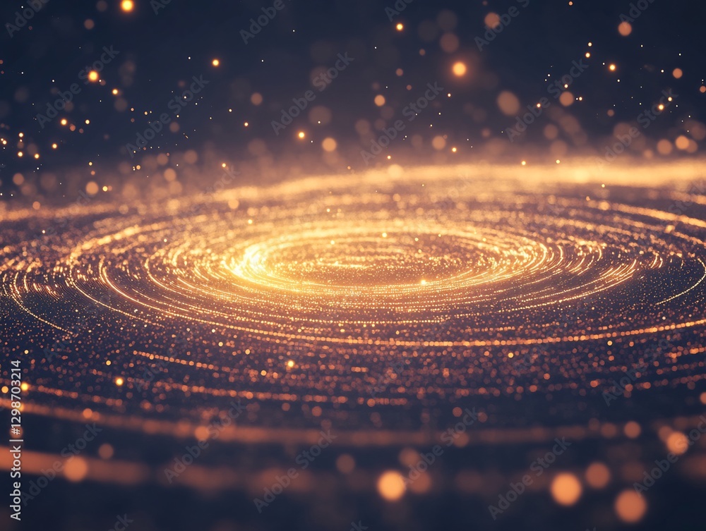 Fototapeta premium luminous encrypted networks digital swirls