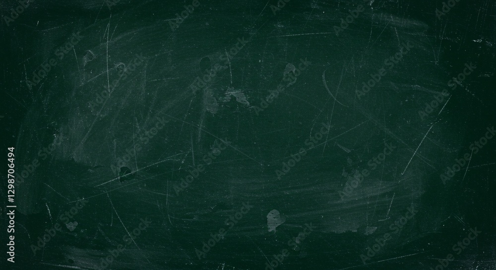 Dark Green Chalkboard Texture with Scratches and Marks Dark Green Chalkboard Texture with Scratches and Marks