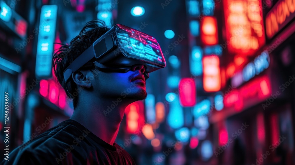 Cyberpunk VR Experience: Immersive Future Cityscape Cyberpunk VR Experience: Immersive Future Cityscape