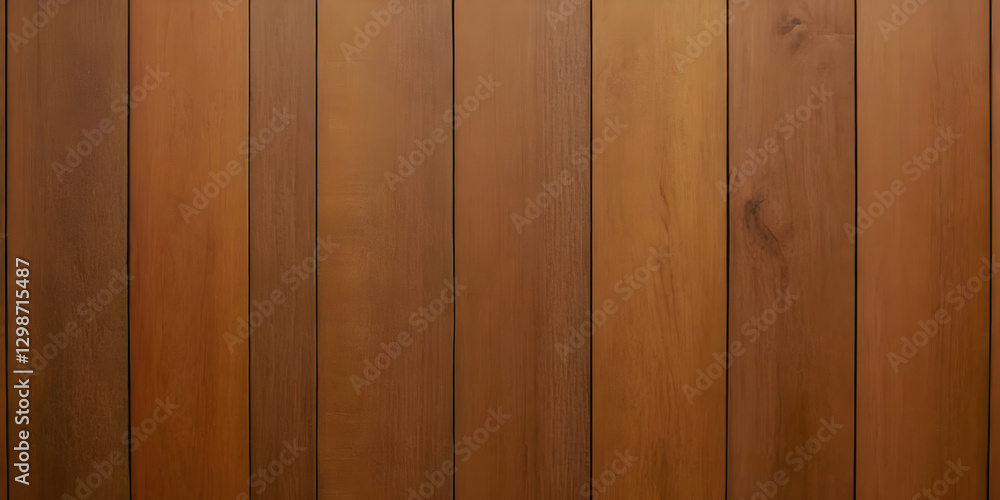 Naklejka premium Vertical wooden planks creating a warm, textured background, ideal for design projects needing a natural, rustic touch