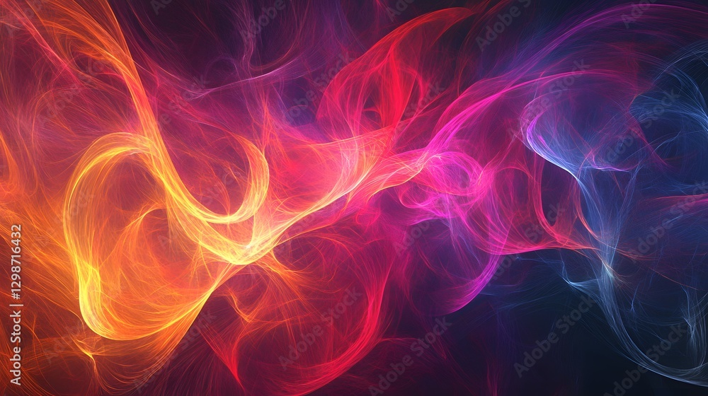 Abstract energy bursts with glowing light trails radiating vibrant colors, ideal for futuristic and dynamic themes Abstract energy bursts with glowing light trails radiating vibrant colors, ideal for futuristic and dynamic themes